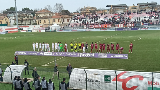 Vis Pesaro 1 Pontedera 1: Machìn risponde a Yeboah, pari al Benelli