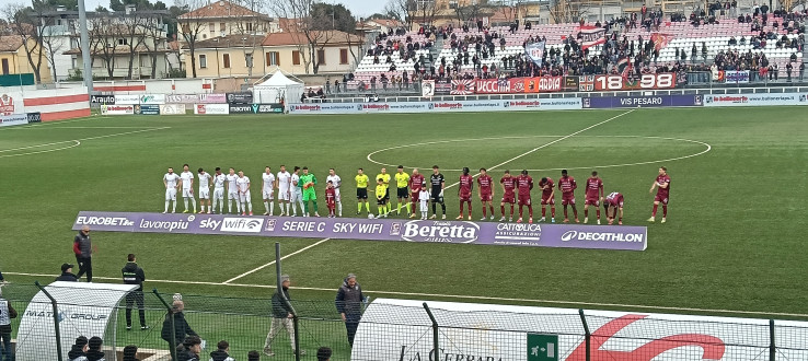 Vis Pesaro 1 Pontedera 1: Machìn risponde a Yeboah, pari al Benelli