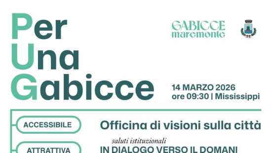 Gabicce Mare avvia il percorso partecipato per il nuovo PUG: incontro pubblico il 14 marzo