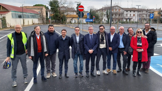 Fano, aperto il nuovo parcheggio dell’Ospedale Santa Croce: 190 posti auto e accesso diretto dal centro