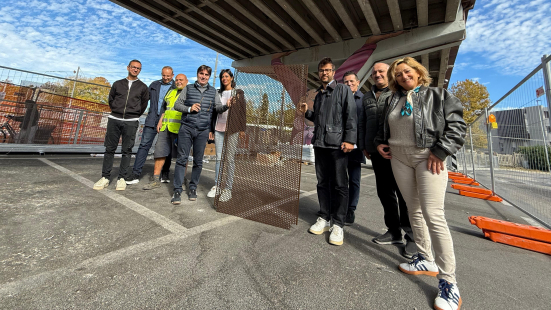 Pesaro, lavori al cavalcaferrovia della stazione: controsoffittatura per eliminare il problema dei piccioni