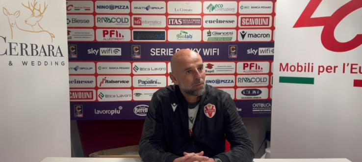 Vis Pesaro batte la Ternana 1-0, Stellone: «Tre punti importanti ma prestazione sotto le aspettative»