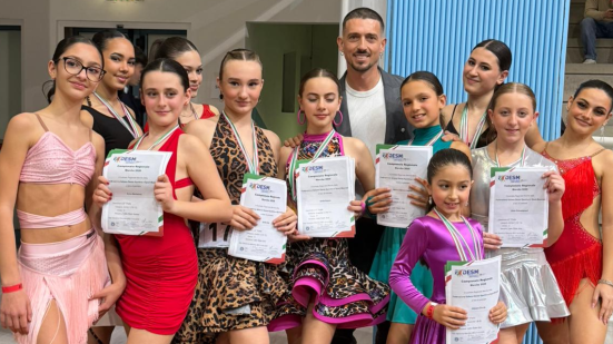 Successi per la New Latin Academy di Fano: titoli regionali FIDESM e podio alla Bologna Street Dance Cup