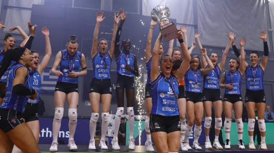 Megabox vince la CEV Challenge Cup: storica vittoria contro il Panathinaikos in tre set