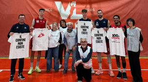 Pesaro, Medici Senza Frontiere alla partita VL–Fortitudo Bologna: raccolta fondi e sensibilizzazione