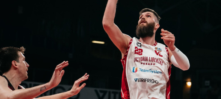 VL Pesaro, infortunio per Miniotas: stiramento al soleo, out contro Mestre