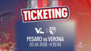 Vuelle Pesaro-Tezenis Verona: biglietti in vendita per il match del 3 aprile alla Vitrifrigo Arena