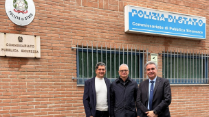 Fano, organico del Commissariato tornato completo: visita del deputato Antonio Baldelli