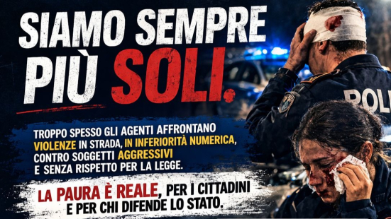 Aggressioni alle Forze dell’Ordine, SIULP Pesaro: “Crescente violenza e sistema da riformare”