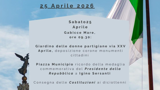 25 Aprile, celebrazioni diffuse a Pian del Bruscolo: appuntamenti anche a Gabicce Mare