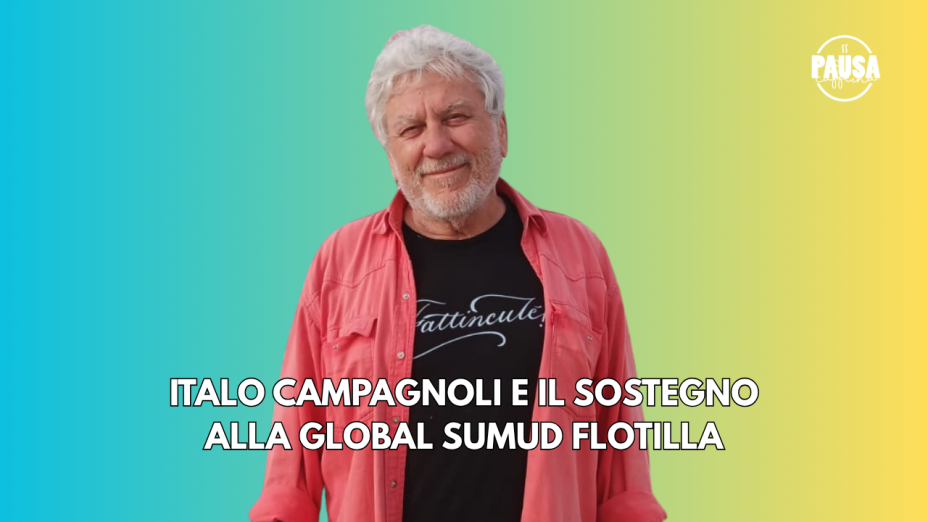 Pausa Caffeina: Italo Campagnoli e il sostegno alla Global Sumud Flotilla