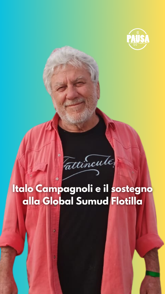 Pausa Caffeina: Italo Campagnoli e il sostegno alla Global Sumud Flotilla