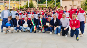 Vallefoglia e Petriano celebrano la K-Sport Montecchio Gallo: festa per la promozione in Serie D