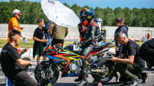Doppio podio a Cremona per Jonas Rosati, ottimo debutto per il giovane pesarese nella OHVALE 110