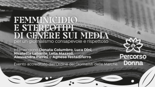 Percorsi 2026, venerdì 8 maggio a Pesaro l'incontro "Femminicidio e stereotipi di genere sui media"