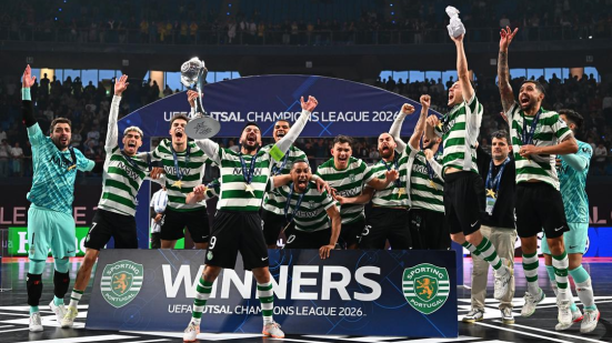 UEFA Futsal Champions League, lo Sporting CP trionfa a Pesaro nella finale davanti a 5.800 spettatori