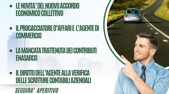 Agenti e rappresentanti di commercio, incontro FNAARC sulle novità contrattuali e previdenziali