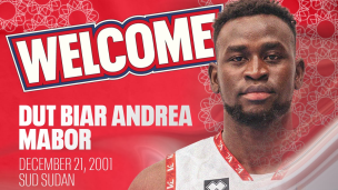 VL Pesaro, ufficiale l'arrivo di Dut Mabor: il centro sudsudanese firma fino al 2028