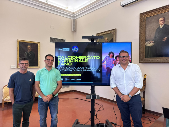 Calciomercato L’Originale torna a Fano: Sky Sport in diretta dal 13 al 17 luglio dall’ex Chiesa di San Francesco