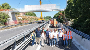 Ponte ciclopedonale della Ciclovia del Metauro: completato il varo del nuovo collegamento tra Vallato e Sant’Orso a Fano