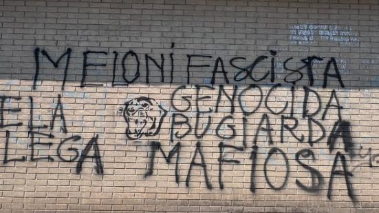 Cabina Enel imbrattata a Sant'Orso: il sindaco Serfilippi condanna il vandalismo e annuncia accertamenti