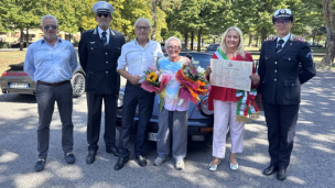 Olga Mancurti, 83 anni: da Fano alla Lapponia in Porsche dopo 7.900 km in solitaria