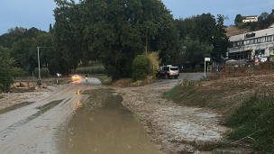 Maltempo nel Pesarese, oltre 30 interventi della Provincia sulle strade