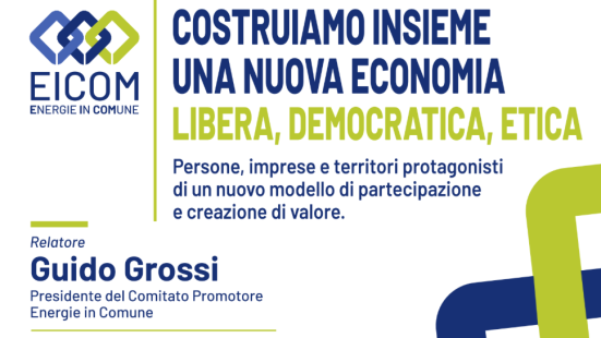 Energie in Comune a Pesaro, incontro con Guido Grossi il 29 settembre