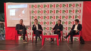 Francesco Acquaroli alla Festa dell’Unità di Pesaro: confronto con Biancani e Curti