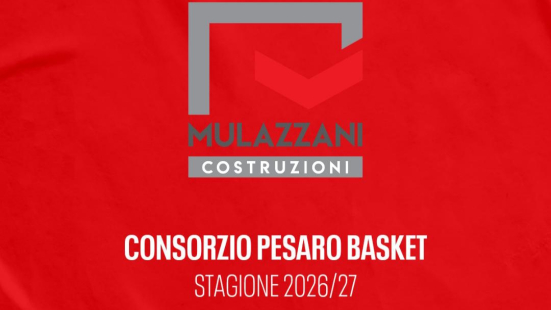 Vuelle Pesaro, Mulazzani rinnova il sostegno al Consorzio Pesaro Basket per la stagione 2026/2027