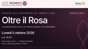 Urbino, “Oltre il Rosa” il 5 ottobre: incontro sulla prevenzione del tumore al seno