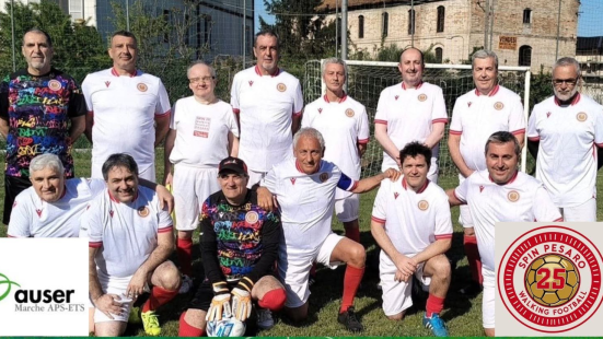 Walking Football Over 50, al via il Tour Provinciale degli SPIN 25 Pesaro