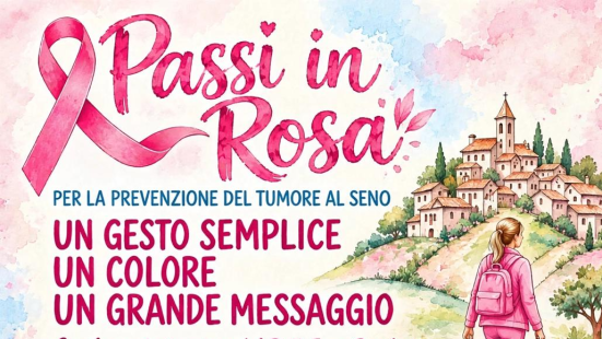 Vallefoglia, “Passi in Rosa”: domenica 11 ottobre la camminata per la prevenzione del tumore al seno