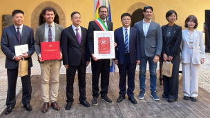 Gradara e Cina, nuove collaborazioni: una delegazione di Huangshan e Xiuning in visita nel borgo