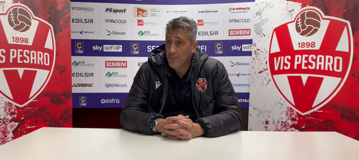 Vis Pesaro travolta dal Ravenna: 0-4, Aglietti ammette la delusione e chiede una reazione